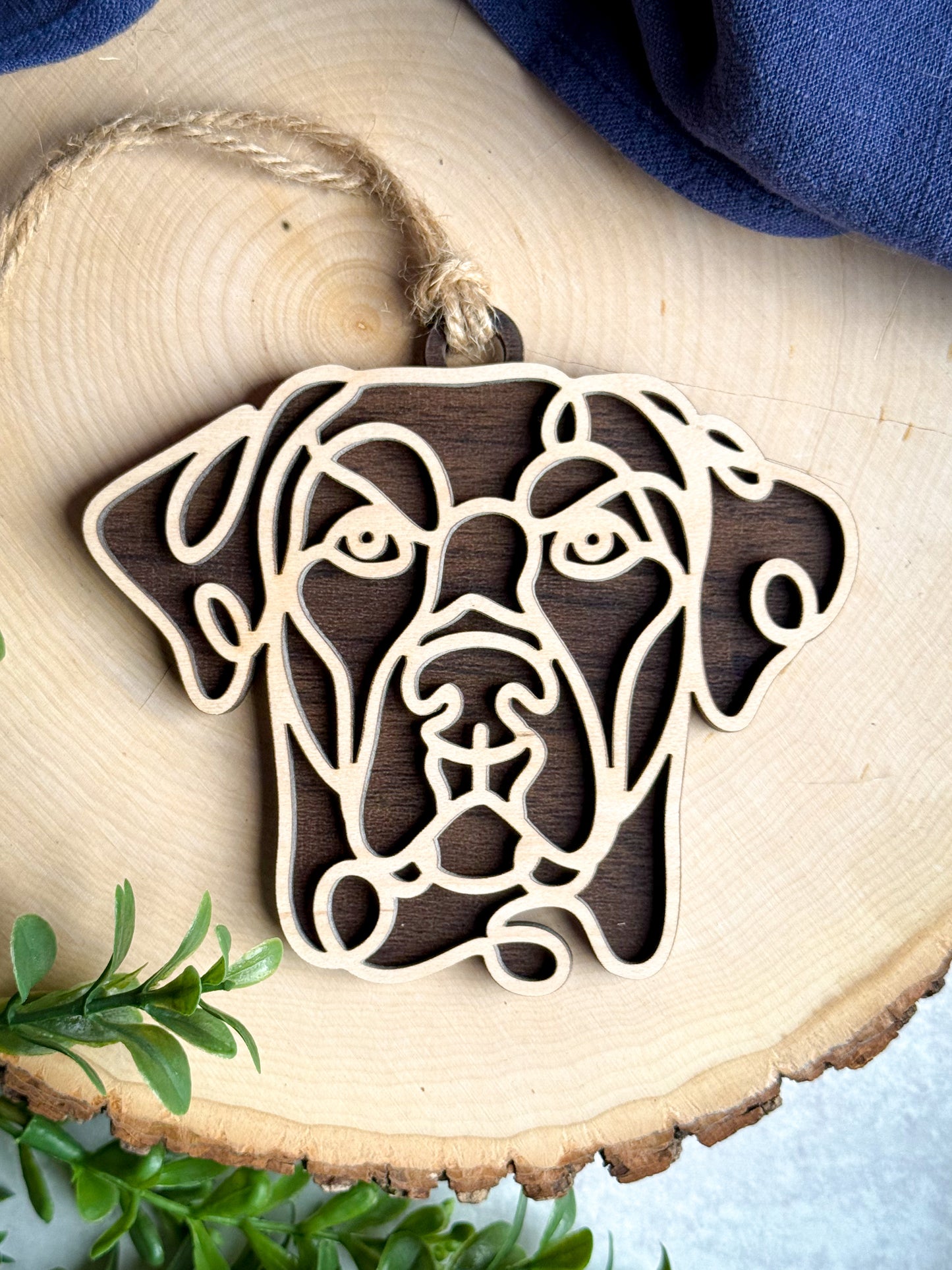 Black Mouth Cur Ornament