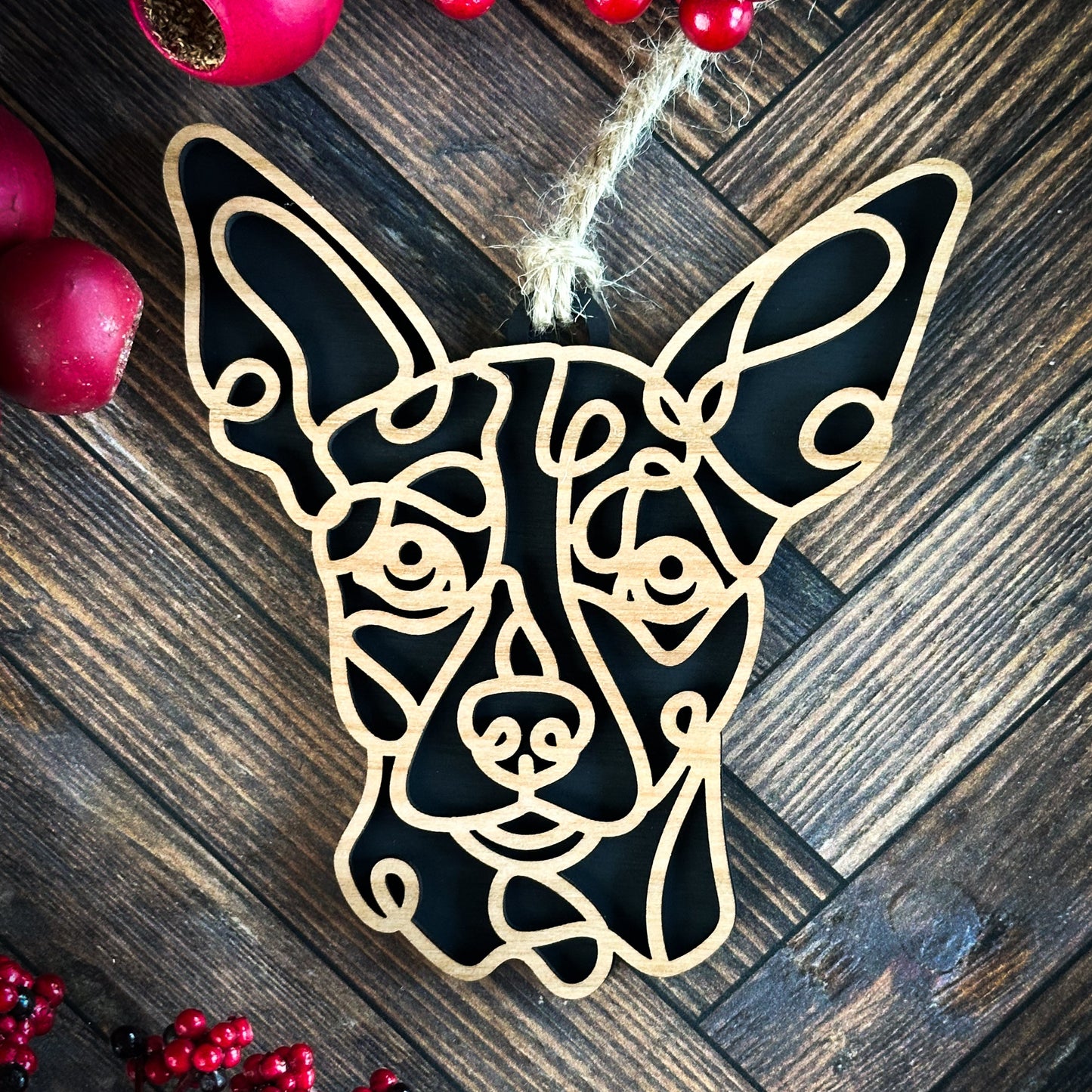Rat Terrier Ornament