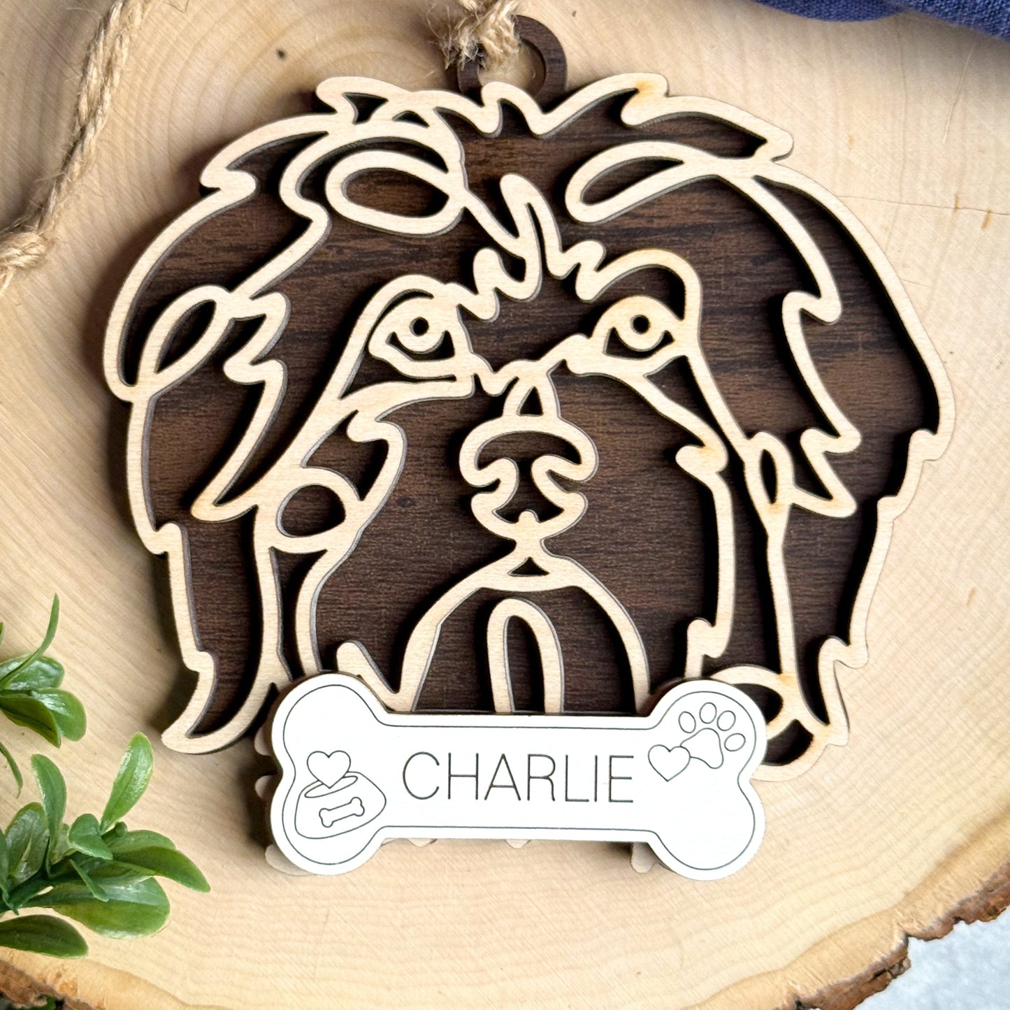 Tibetan Terrier Ornament