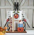 Fall Pumpkin Vignette Set DIY Kit — Door Frame Series