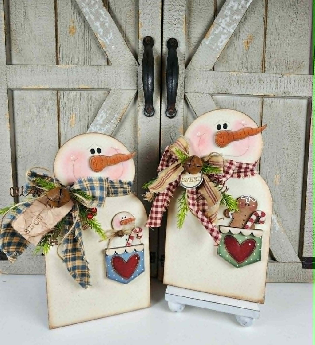 Sweet Snowman Shelf Sitter DIY Kit