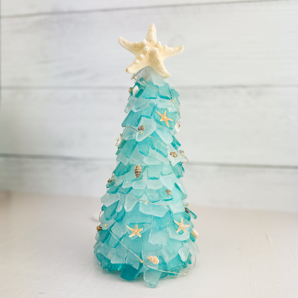Sea Glass Christmas Tree
