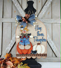 Hey There Pumpkin Scarecrow Door Hanger DIY Kit