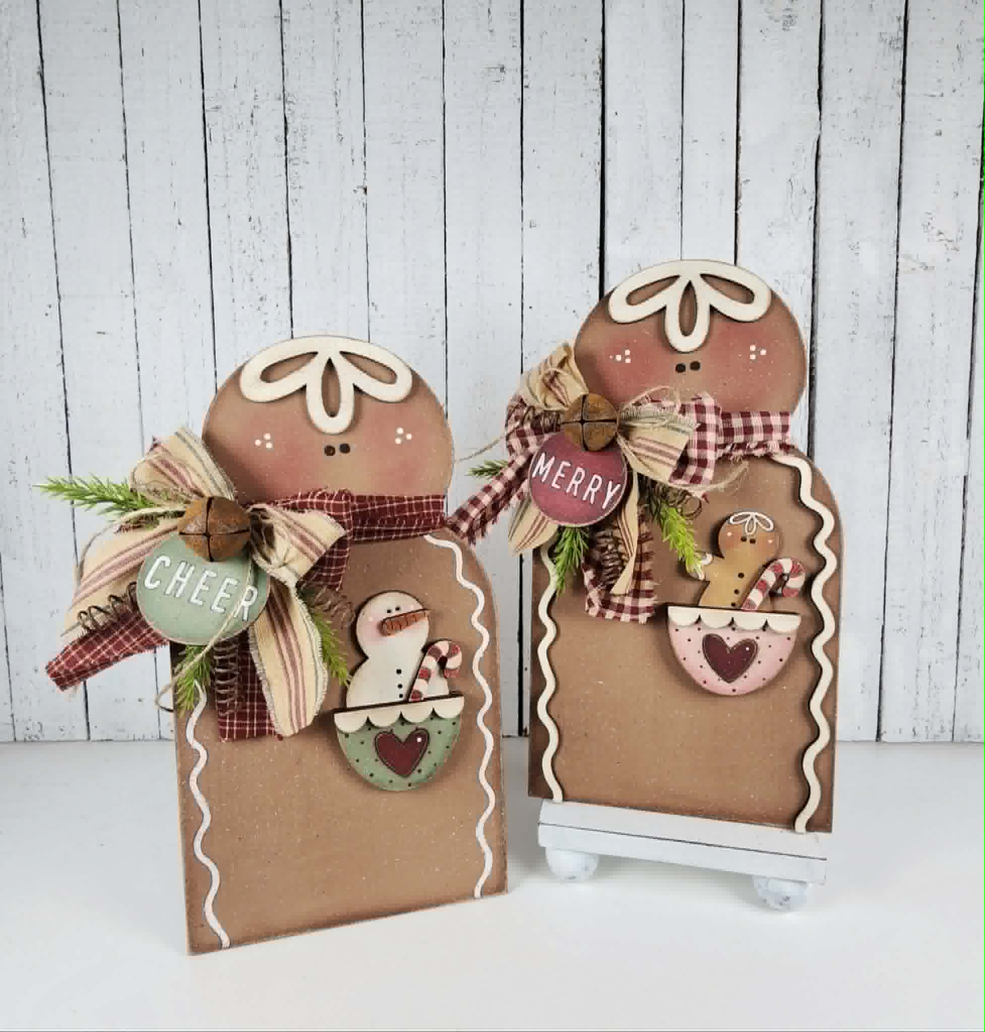Gingerbread Shelf Sitter DIY Kit