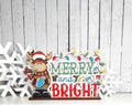 Merry and Bright Moose Word Art DIY Kit
