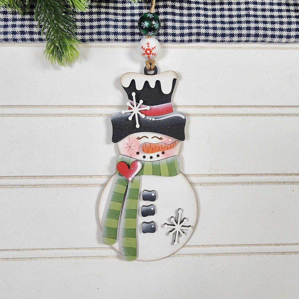 Snowman Winter Ornament Kit Set