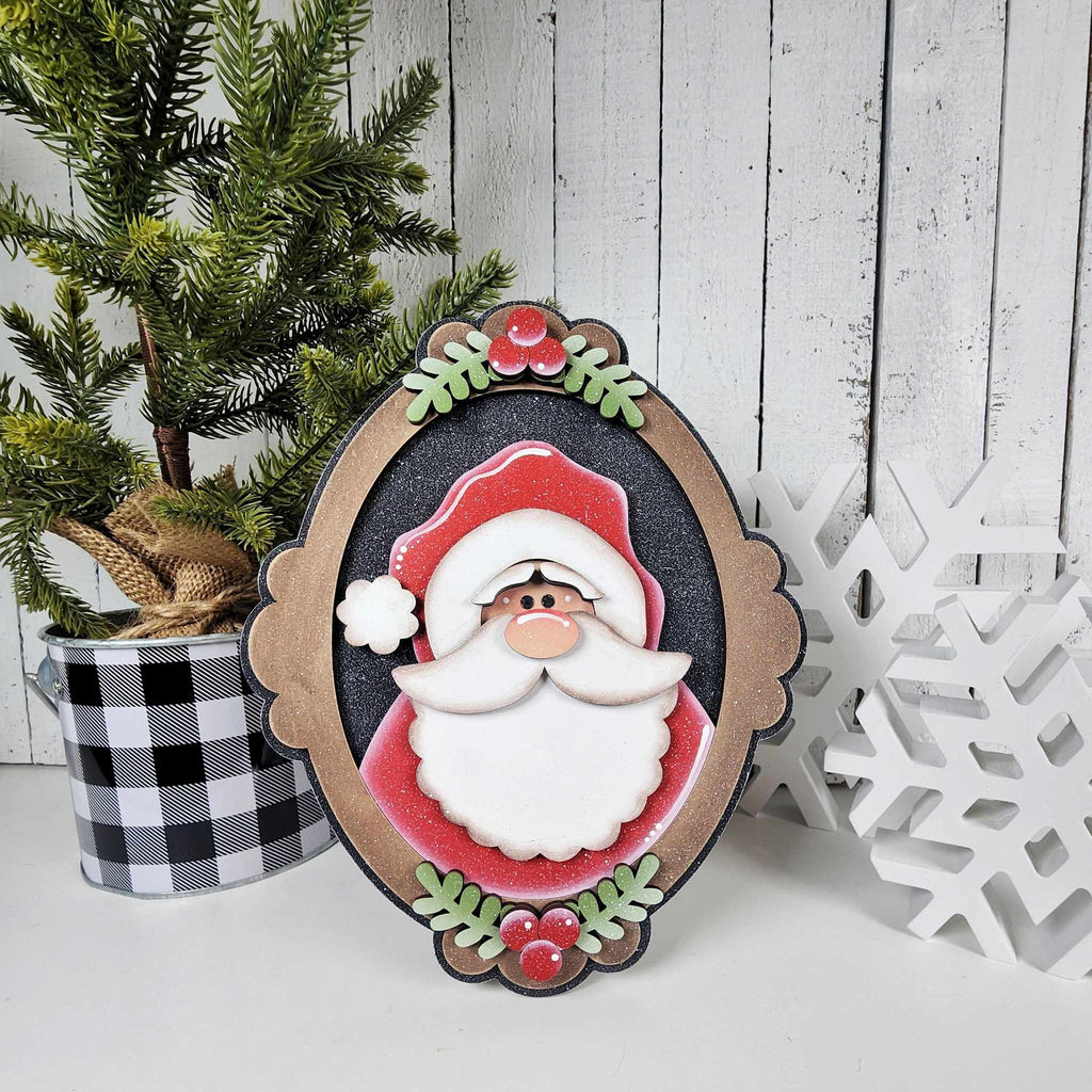 Holly Jolly Santa Shelf Sitter Set DIY Kit
