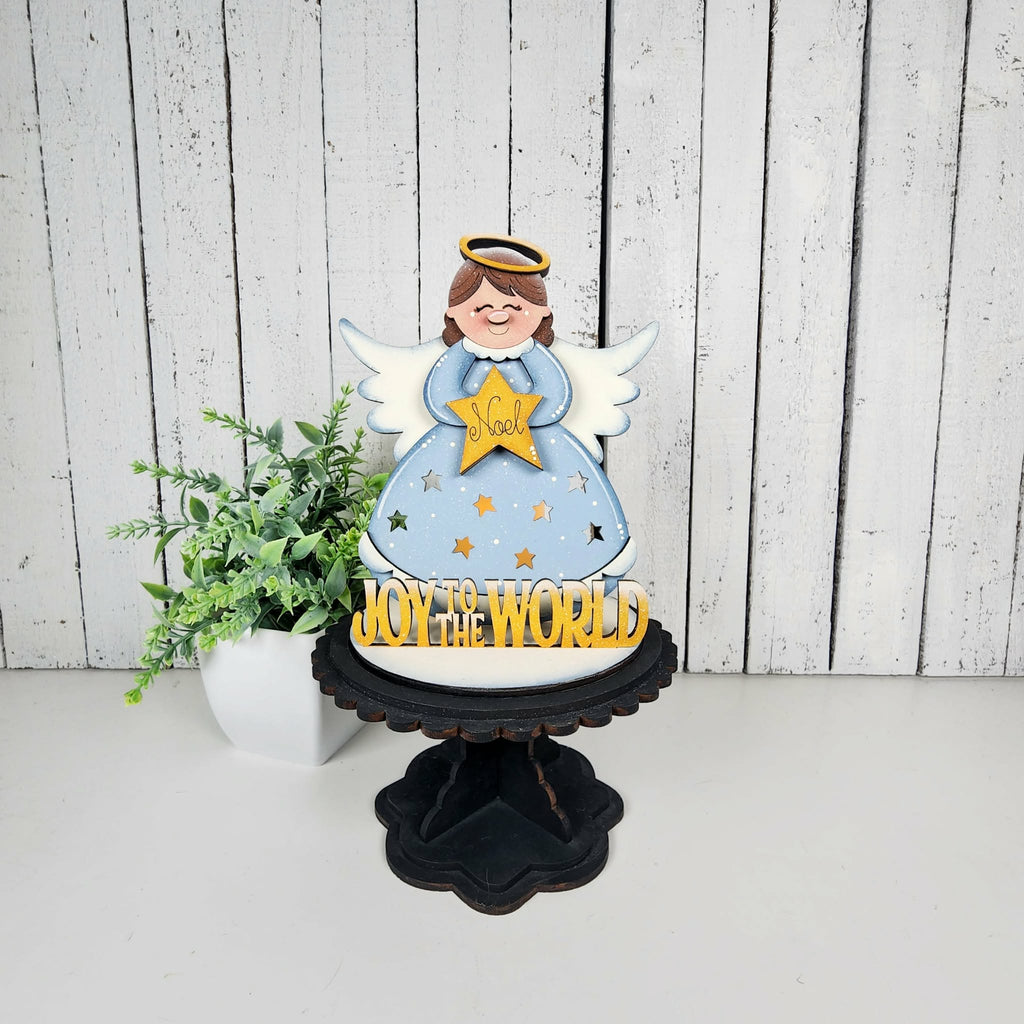 Angel Joy to the World Tea Light Holder DIY Kit