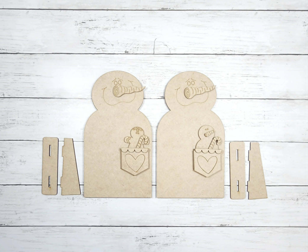 Sweet Snowman Shelf Sitter DIY Kit