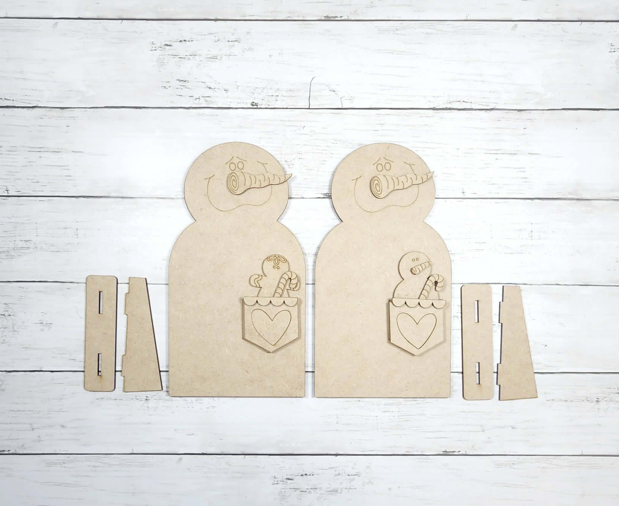 Sweet Snowman Shelf Sitter DIY Kit