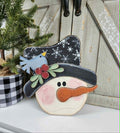 Frosty Snowman Head Shelf Sitter DIY Kit
