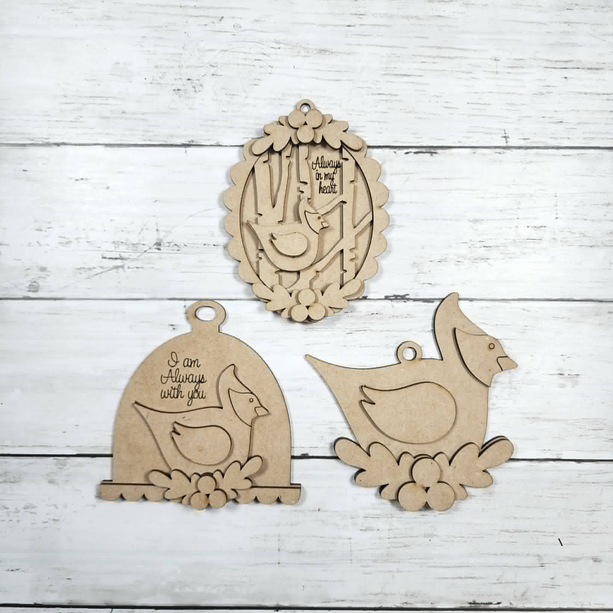 Cardinal Ornament Set DIY Kit