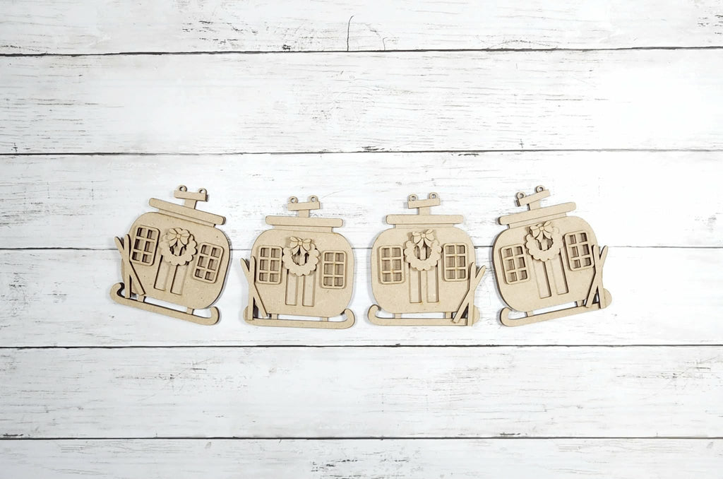Ski Lodge Gondola Mantel Garland DIY Kit