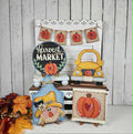 Fall Harvest Market Bench Vignette Set DIY Kit — Bench Series