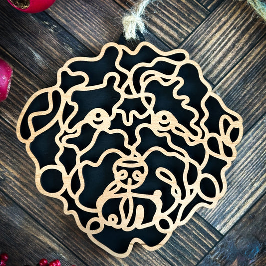 Aussiedoodle Ornament