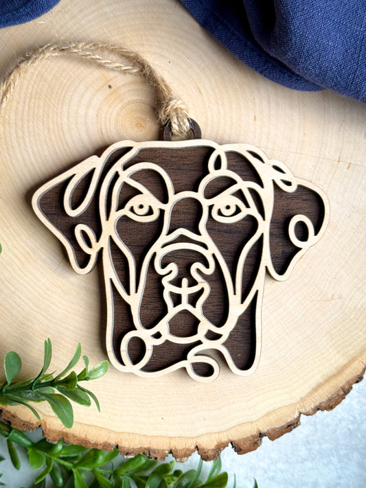 Black Mouth Cur Ornament