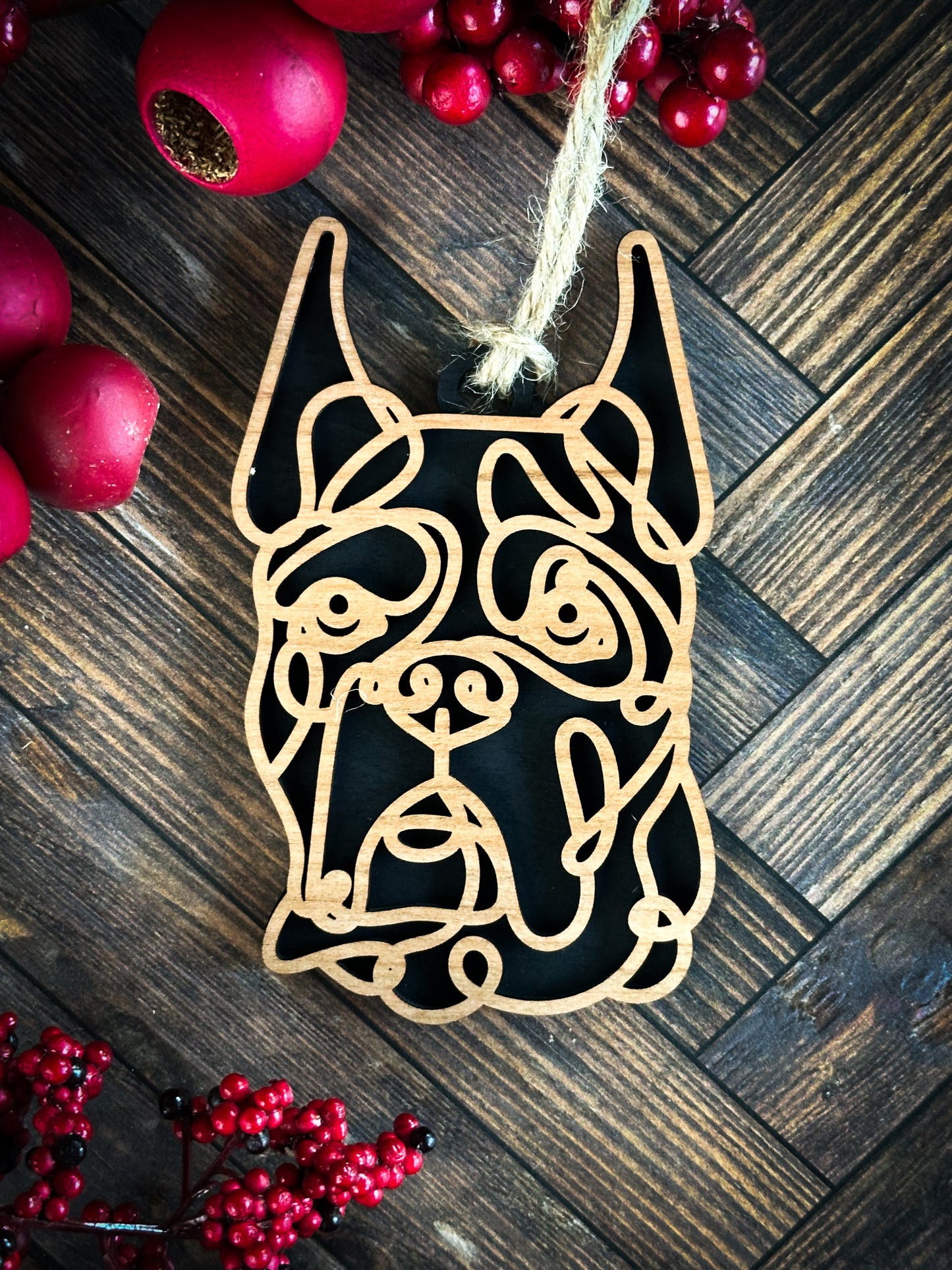 Boxer Ornament