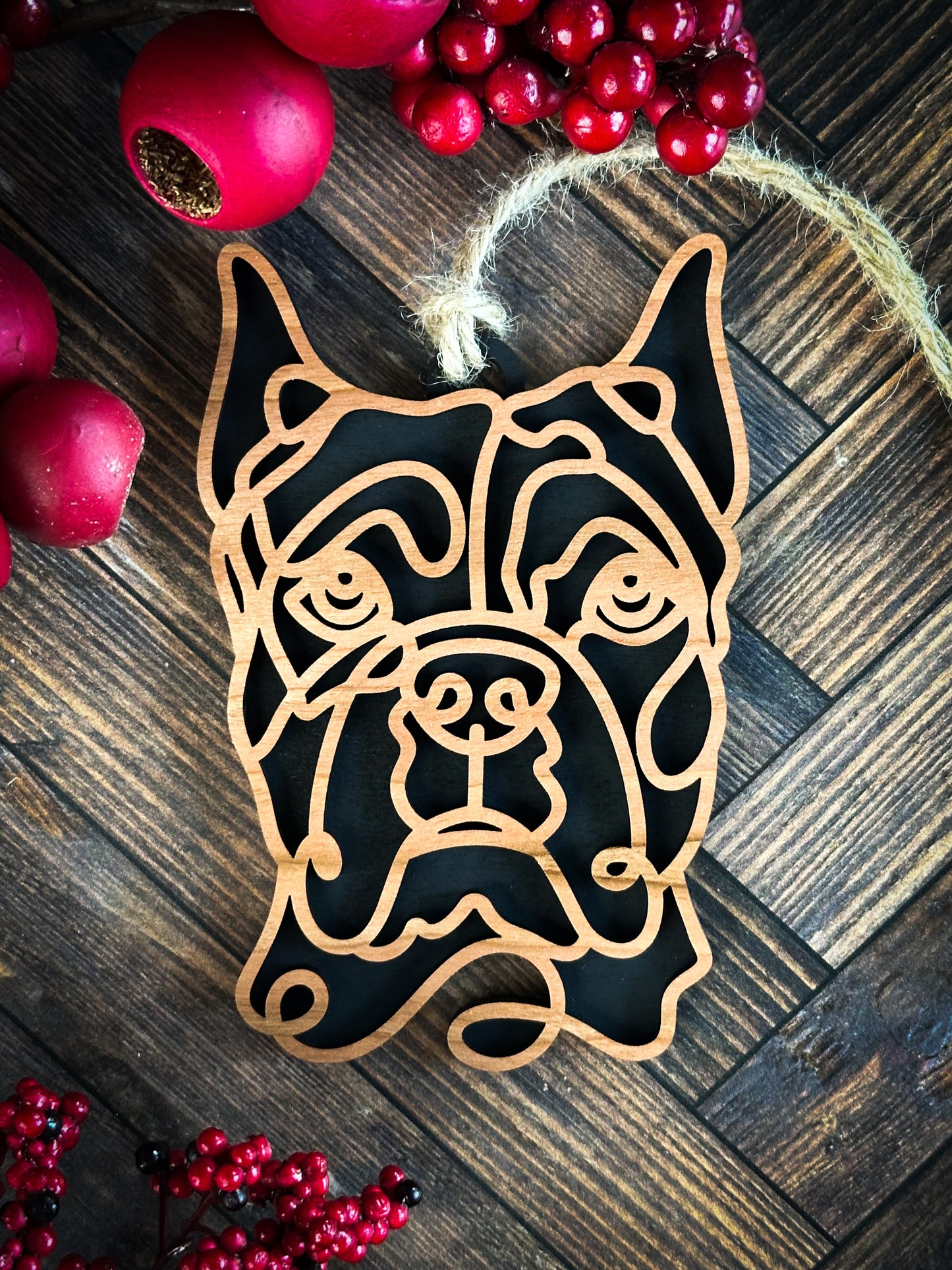 Boxer Ornament