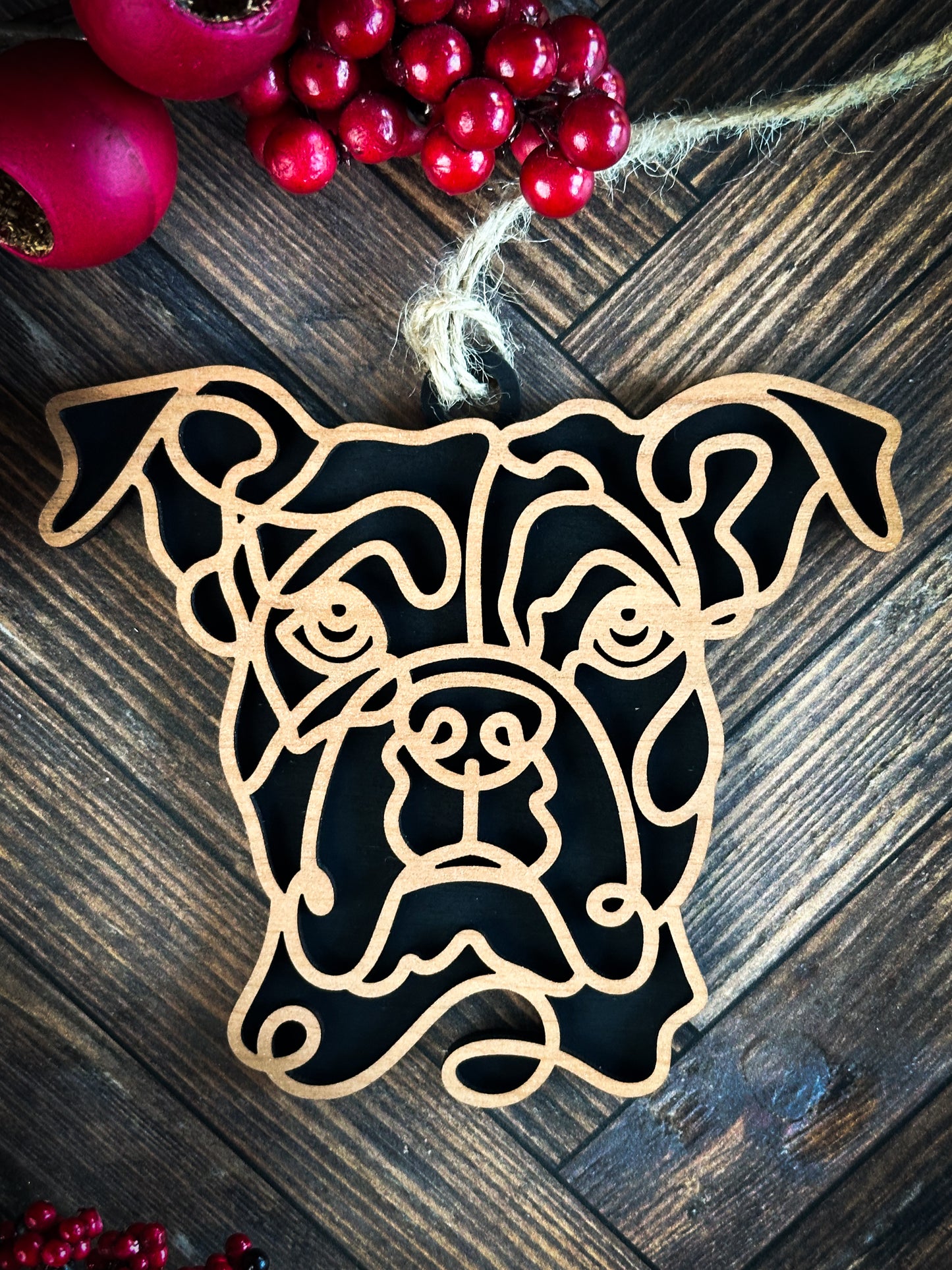 Boxer Ornament