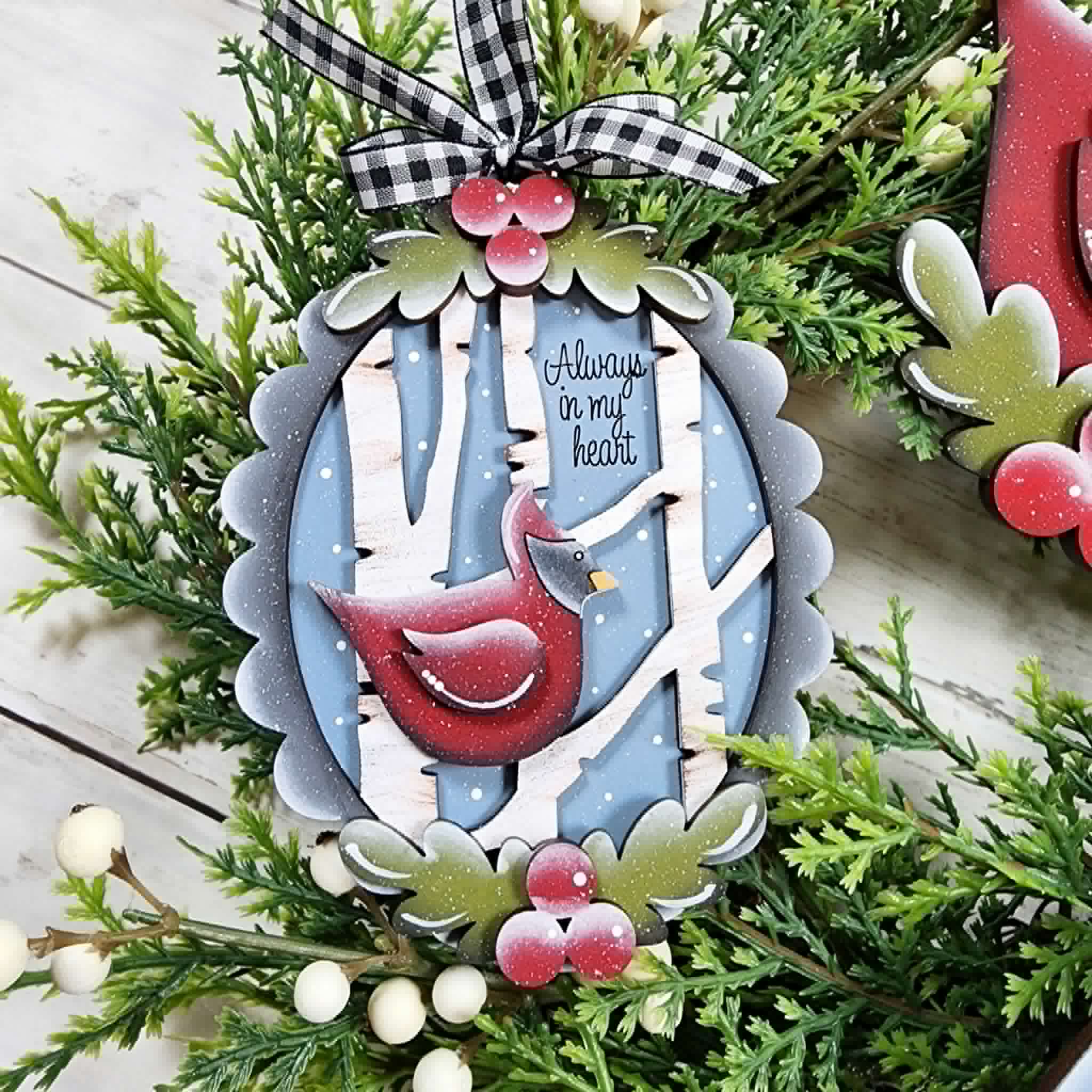 Cardinal Ornament Set DIY Kit