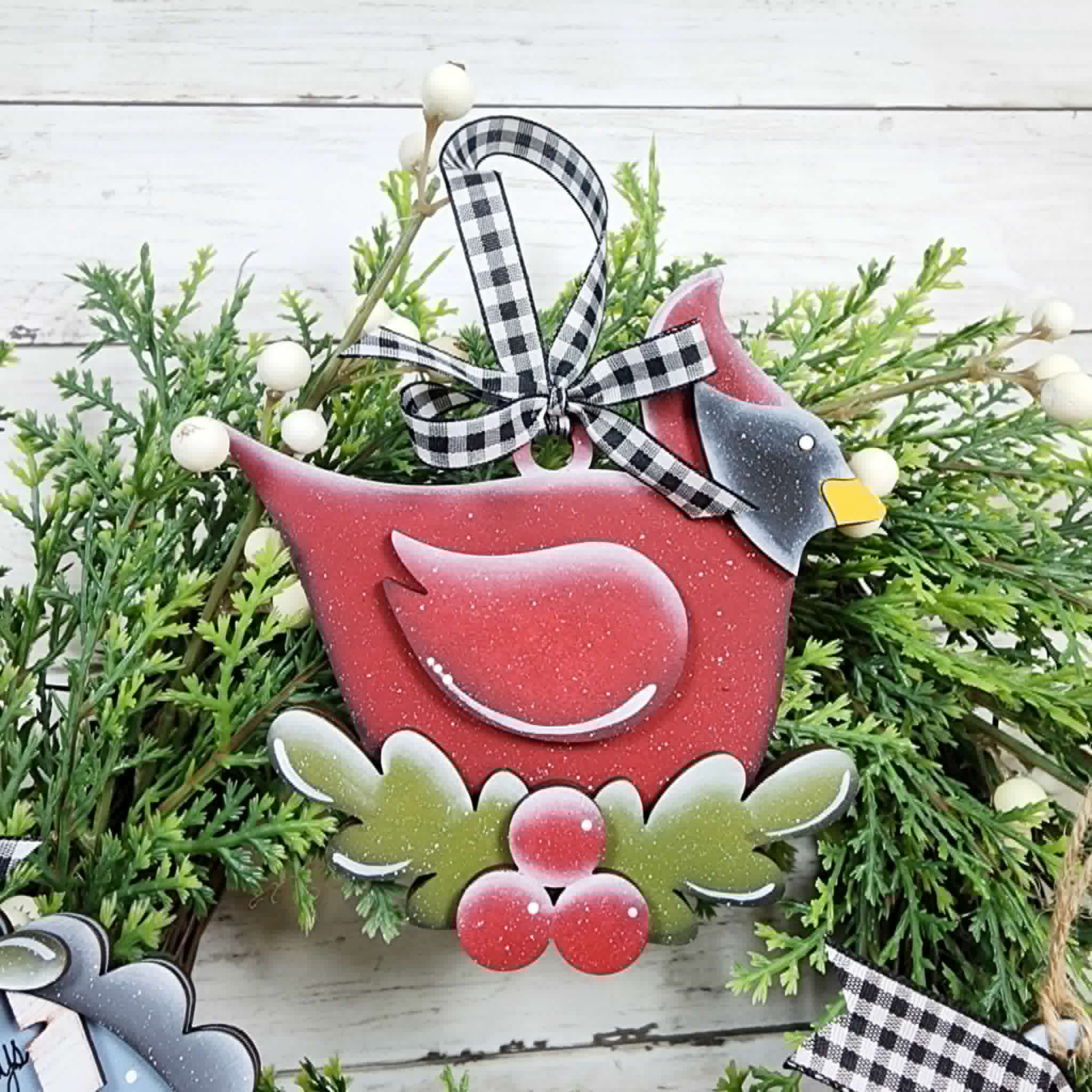 Cardinal Ornament Set DIY Kit