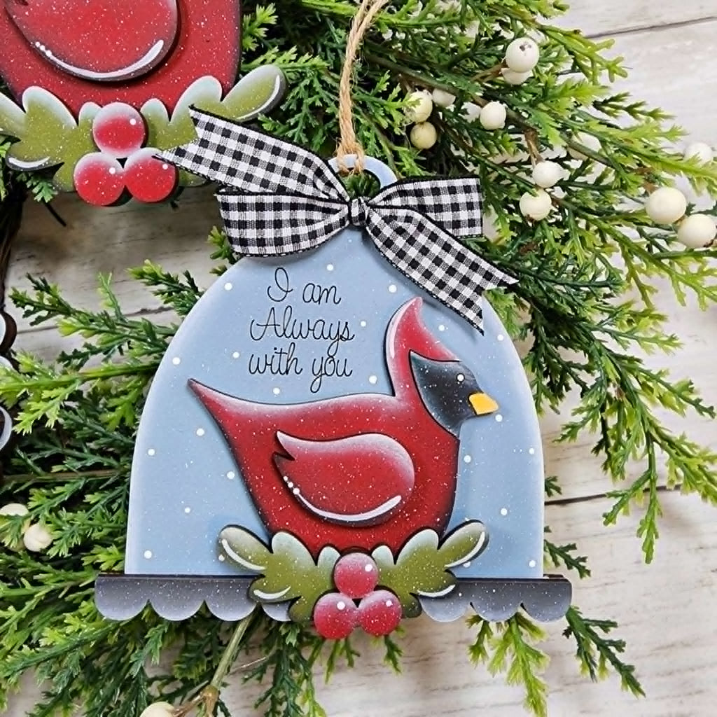 Cardinal Ornament Set DIY Kit