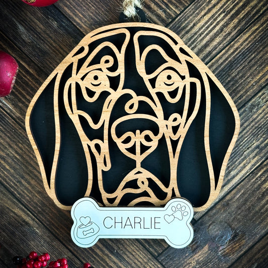 Coonhound Ornament