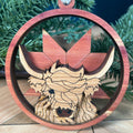 Highland Cow Showstopper Ornament