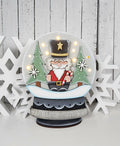 Nutcracker Snow Globe Lighted Shelf Sitter DIY Kit — Tis the Season