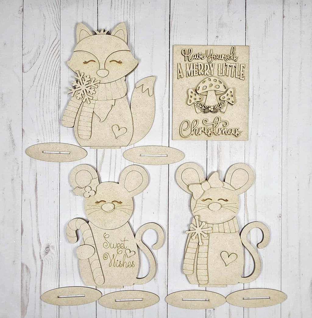 Forest Friends Shelf Sitter DIY Kits
