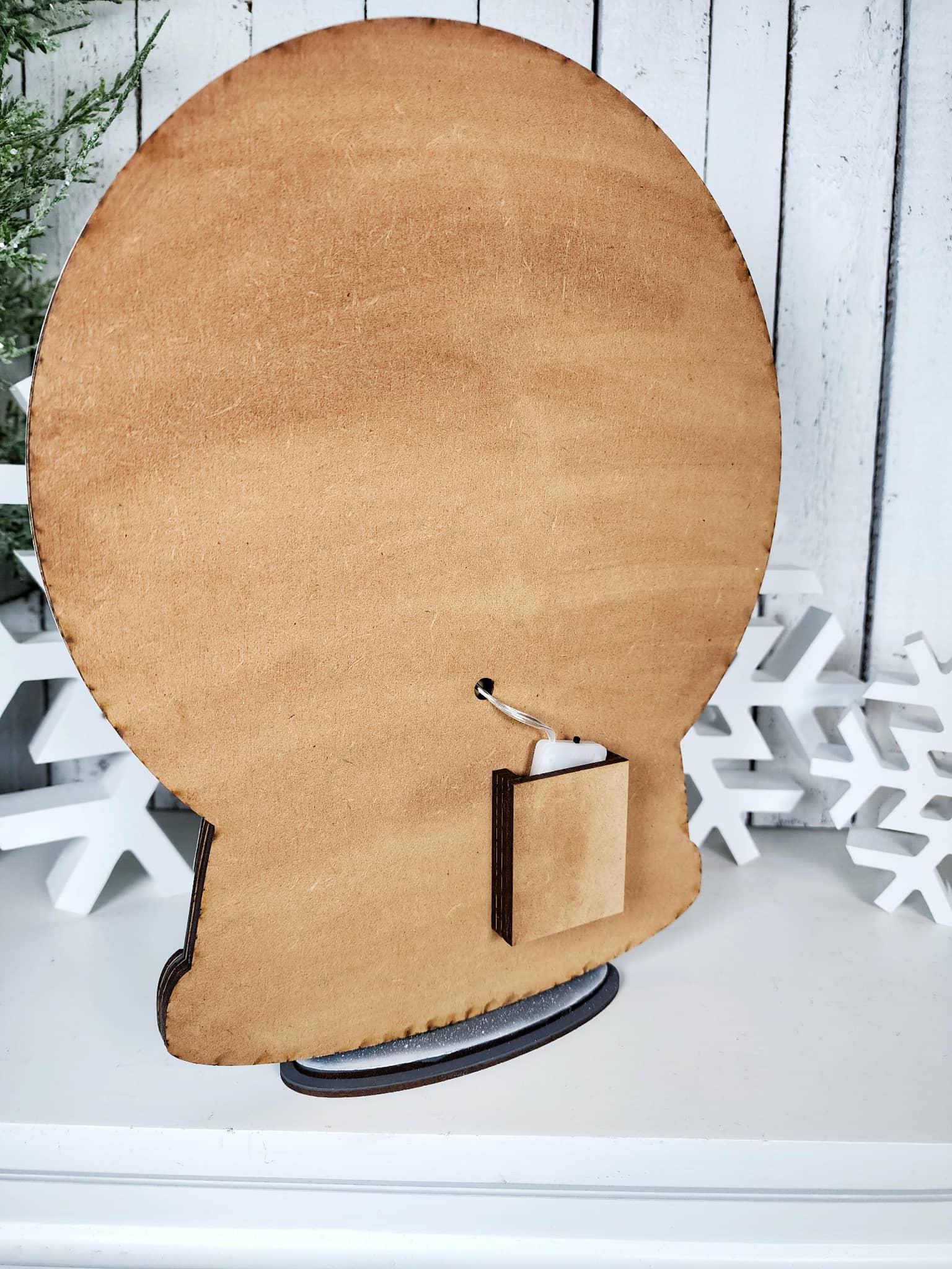 enguin Snow Globe Lighted Home Accent DIY Kit — It's Freezin' Season