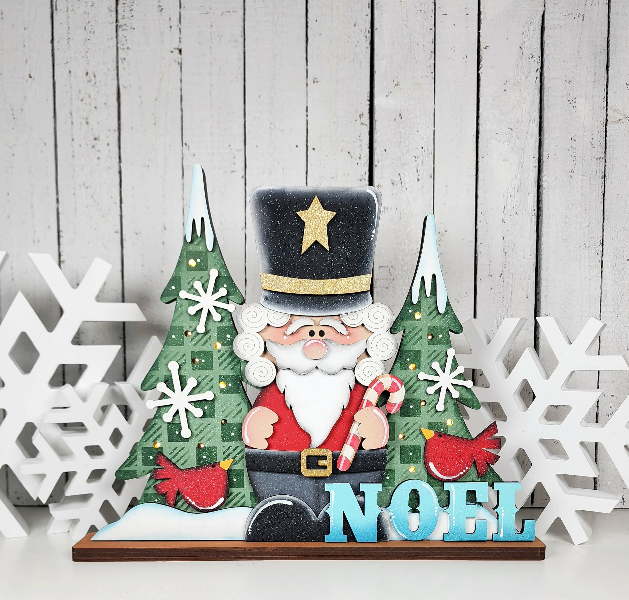 Nutcracker Noel Lighted Home Accent DIY Kit