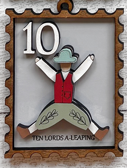 12 Days of Christmas — Stamp Ornament Collector's Set (Set of 12)