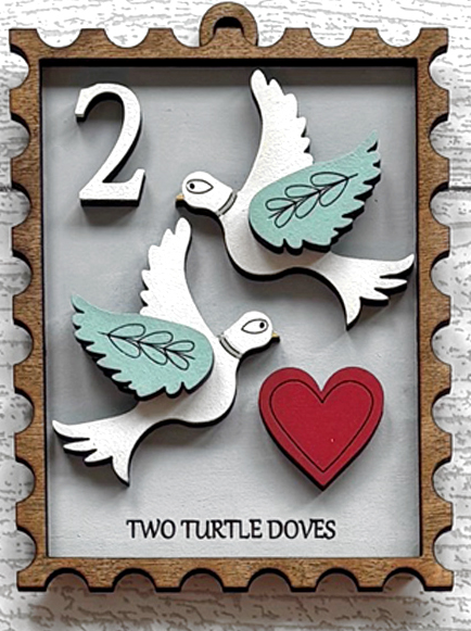 12 Days of Christmas — Stamp Ornament Collector's Set (Set of 12)