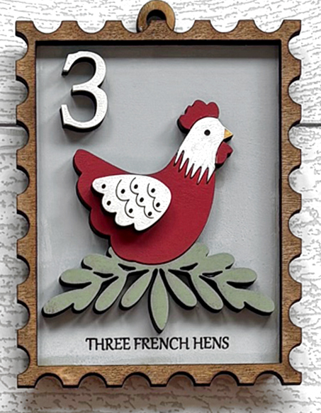 12 Days of Christmas — Stamp Ornament Collector's Set (Set of 12)