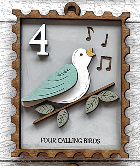 12 Days of Christmas — Stamp Ornament Collector's Set (Set of 12)