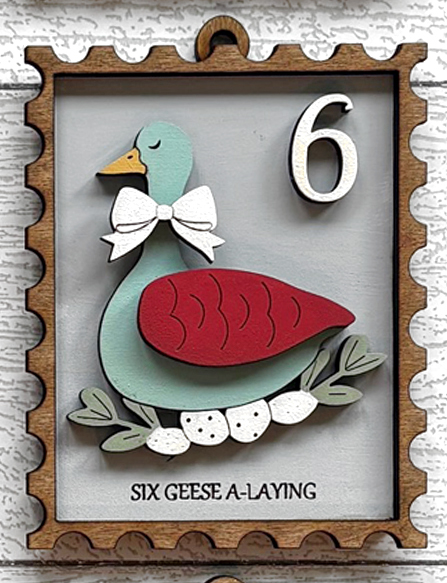12 Days of Christmas — Stamp Ornament Collector's Set (Set of 12)