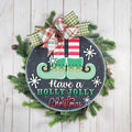 Holly Jolly Christmas Elf Door Hanger DIY Kit