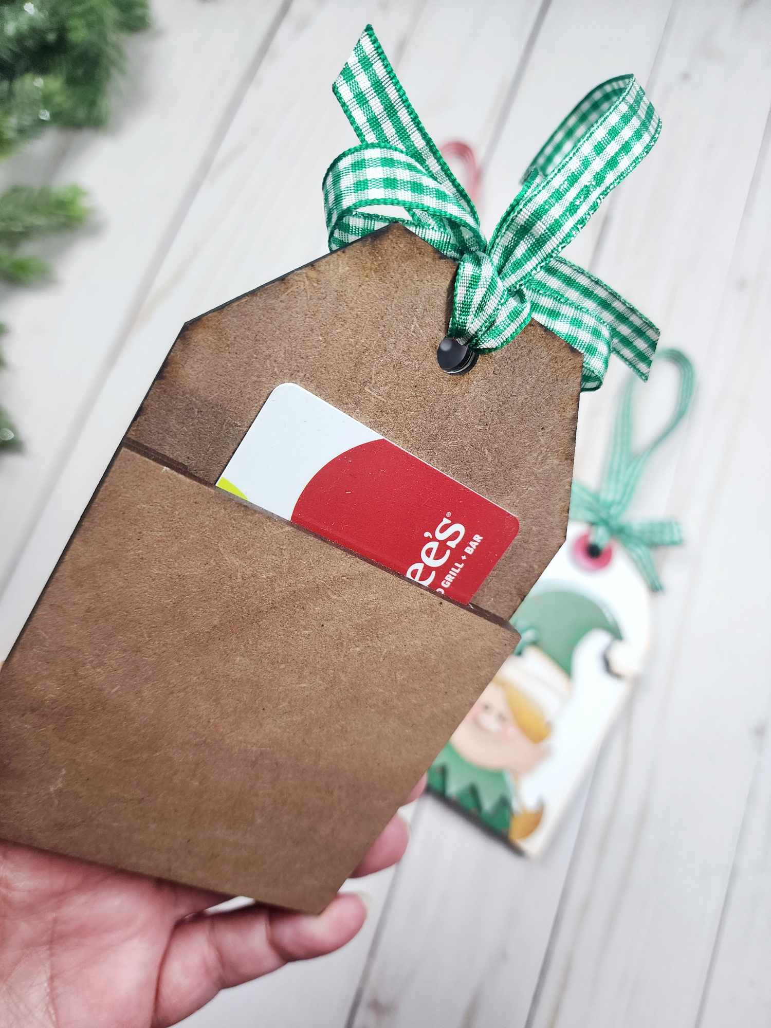 Elf Tag Ornament Set DIY Kit — Gift Card Holders