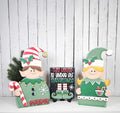Elf Shelf Sitter Bundle DIY Kit — Boy, Girl & Surveillance Sign