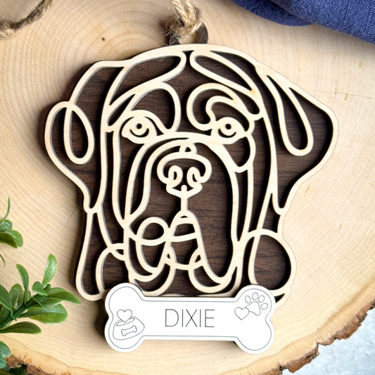 English Mastiff Ornament