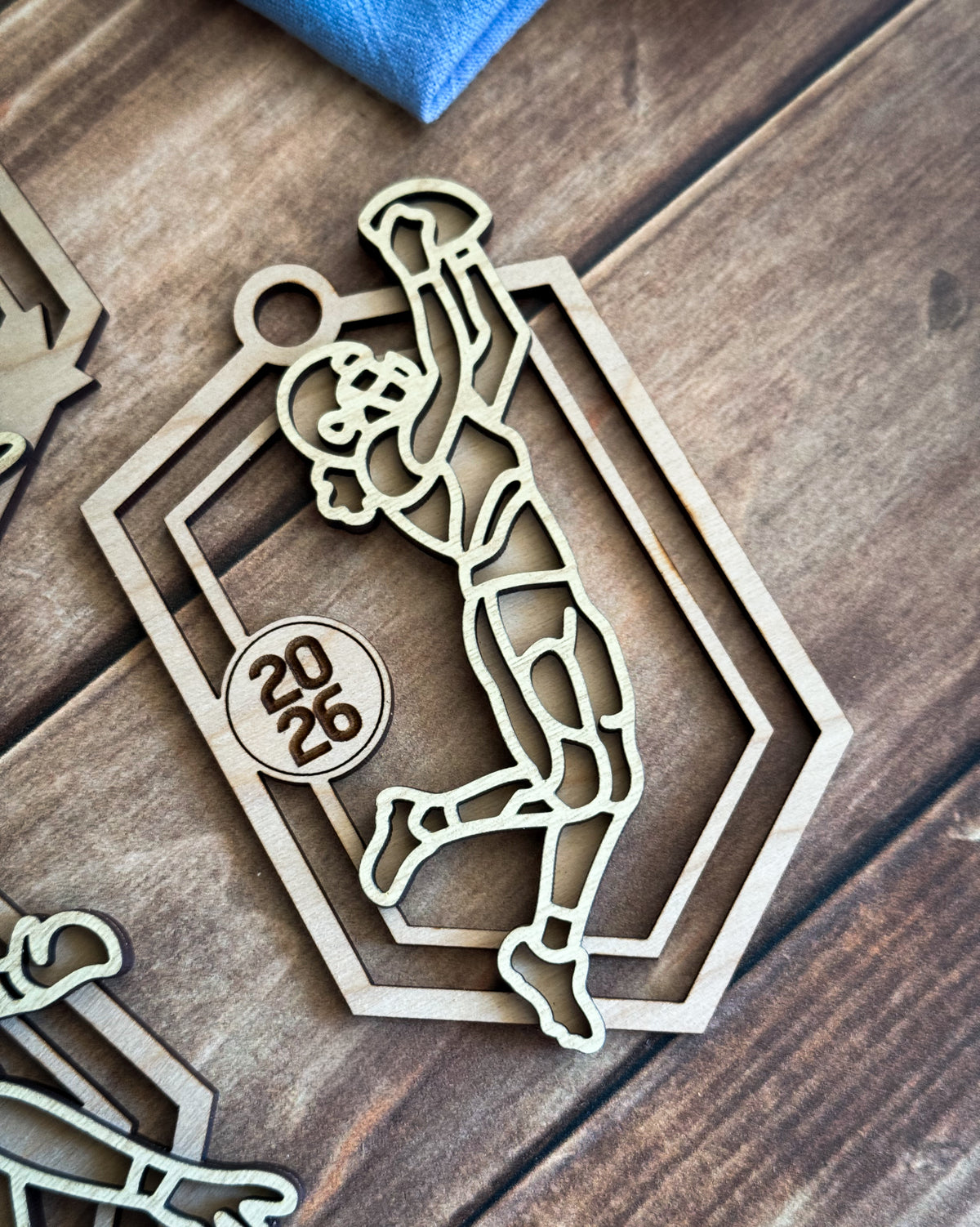 Football Line Art Ornament