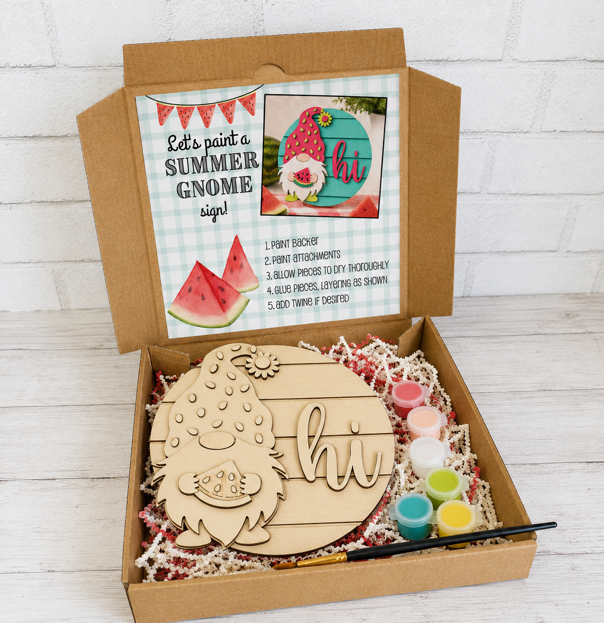 Seasonal Twig DIY Project Box — June · Sweet Summer Watermelon