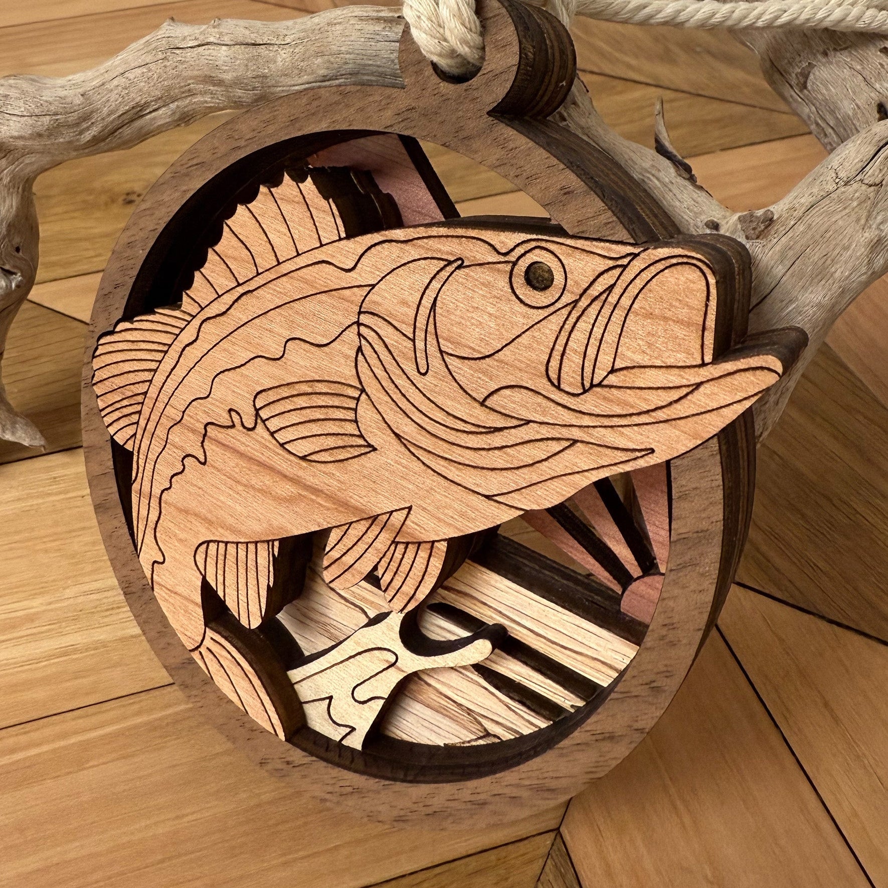 Largemouth Bass Showstopper Ornament