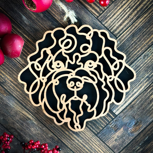 Portuguese Water Dog Ornament