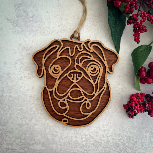 Pug Ornament