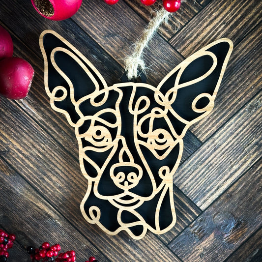 Rat Terrier Ornament