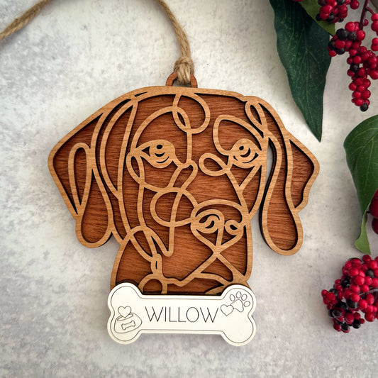 Weinmaraner Ornament