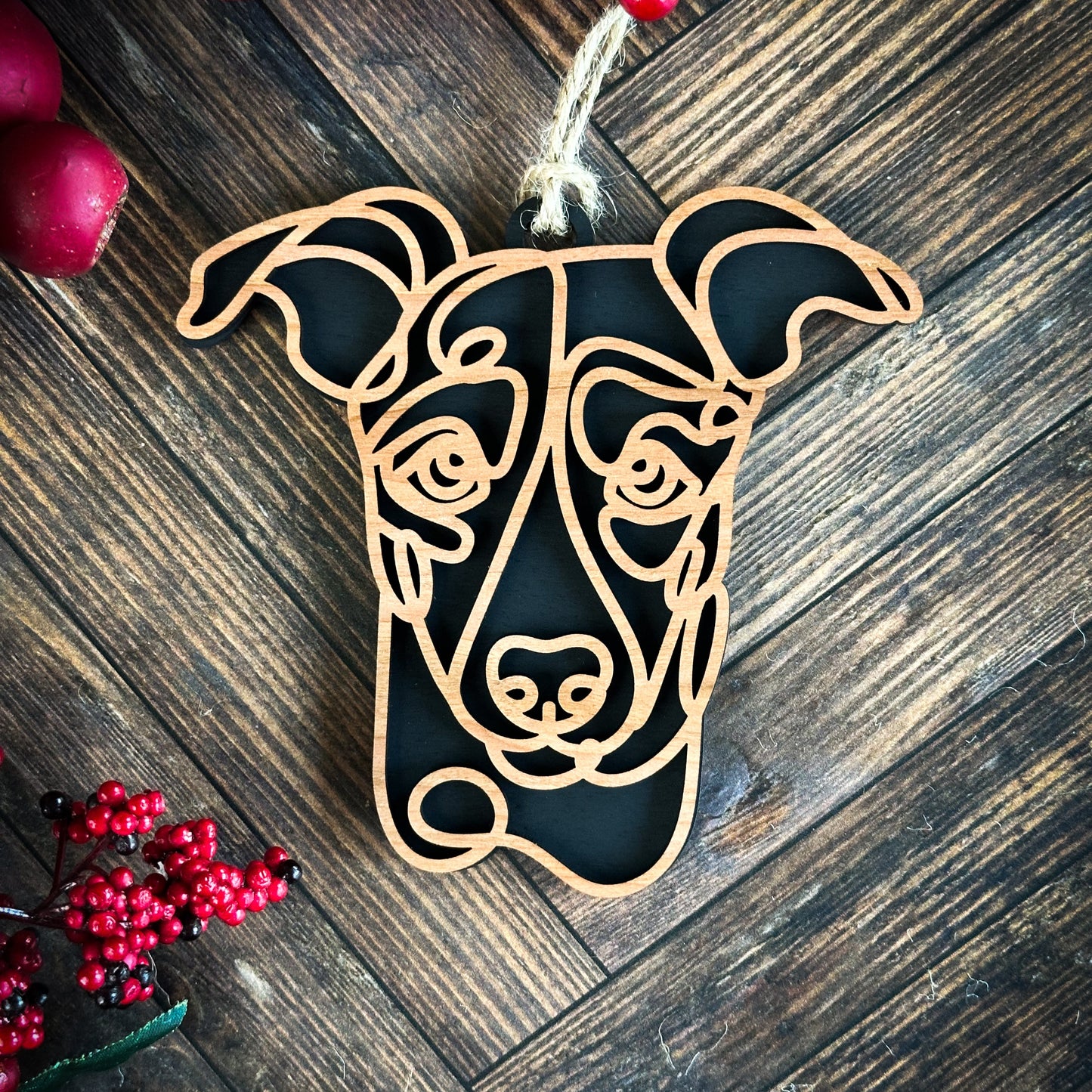 Whippet Ornament