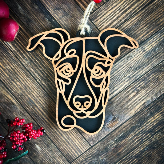 Whippet Ornament